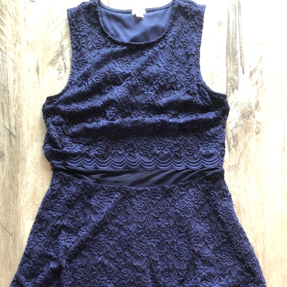 Navy blue dress